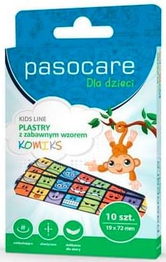 PASOCARE KIDS LINE ansigtsplastre til børn 10 stk.