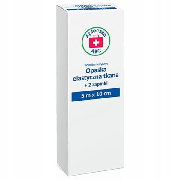 Elastisk bandage 5m x 10 cm ABC 1 stk.