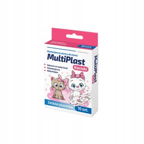 MULTIPLAST-set med plåster för barn KATTUNGAR x10