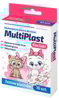 Miniatyrbild 1 av 3: MULTIPLAST-set med plåster för barn KATTUNGAR x10