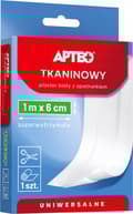 Miniatyrbillede 3 af 3: STOFplaster med forbinding Apteo 1m x 6 cm
