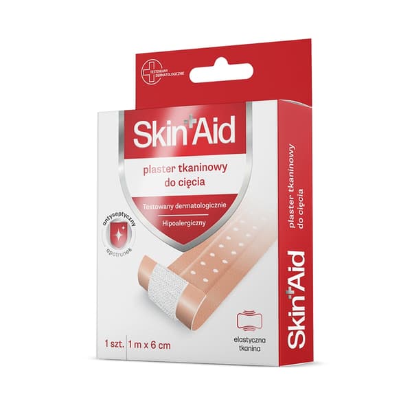 SKIN AID hypoallergent skärplåster för tyg Paso-Trading 1m x 6cm