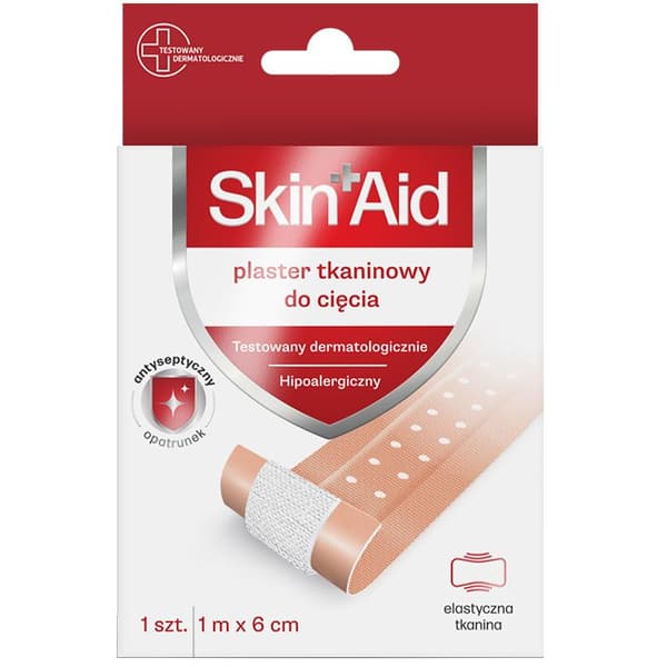 SKIN AID hypoallergent skärplåster för tyg Paso-Trading 1m x 6cm