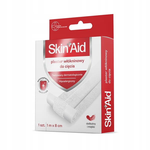 Skin Aid Non-woven-plåster för skärning 1 mx 8 cm 1 styck