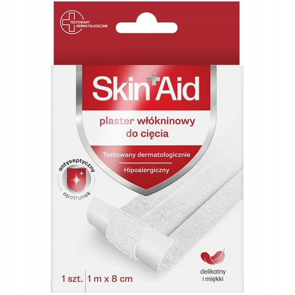 Skin Aid Non-woven-plåster för skärning 1 mx 8 cm 1 styck