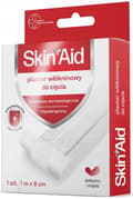 Miniatyrbild 1 av 4: Skin Aid Non-woven-plåster för skärning 1 mx 8 cm 1 styck