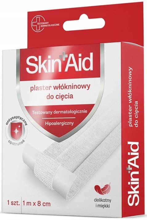 Skin Aid Non-woven-plåster för skärning 1 mx 8 cm 1 styck