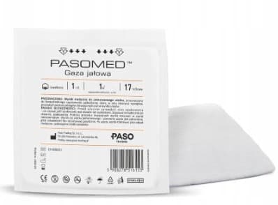 Sterile gazebind 17 tråde PASOMED 1 m2 1 stk.