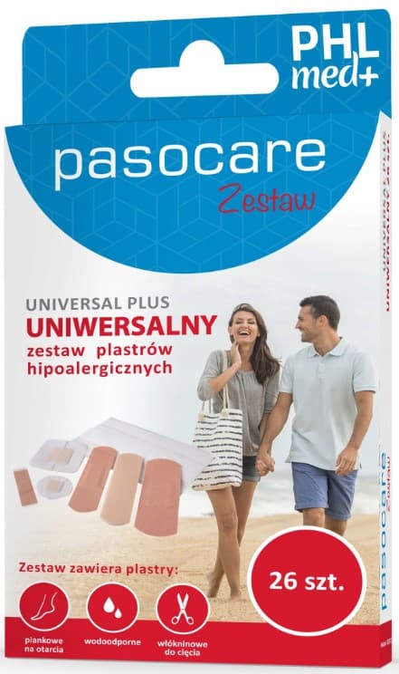 PASOCARE UNIVERSAL PLUS plåsterset 26 delar