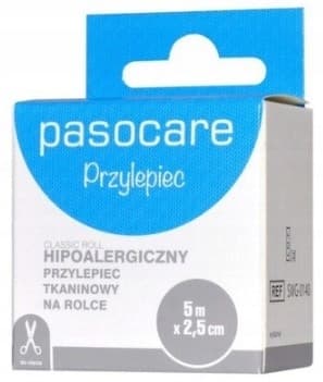 PASOCARE Classic Roll tygplåster på rulle 5 mx 2,5 cm