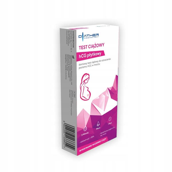 RASKAUSTESTI hCG-levy Diather 1 kpl.