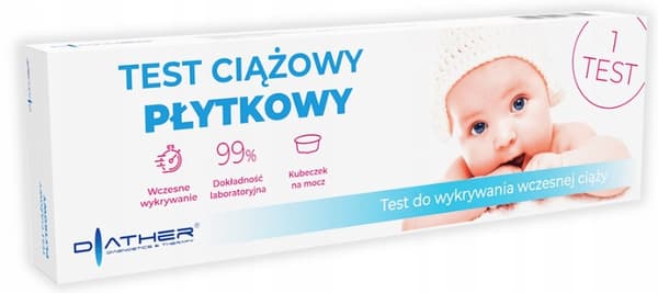 RASKAUSTESTI hCG-levy Diather 1 kpl.