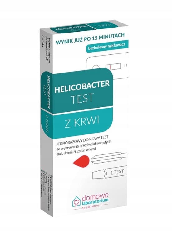 Helicobacter blodprøve for H pylori-bakterier 1 stk.