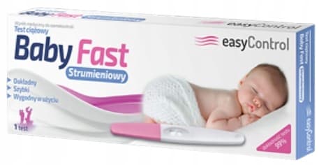 BABY FAST stream -raskaustesti Silesian Pharma 1 kpl