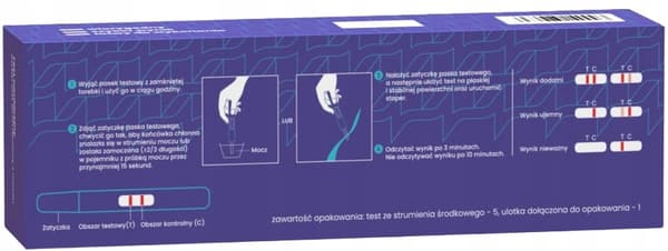 TESTAA ITSESI Virtsasuihkuovulaatiotesti FAST 5 testiä