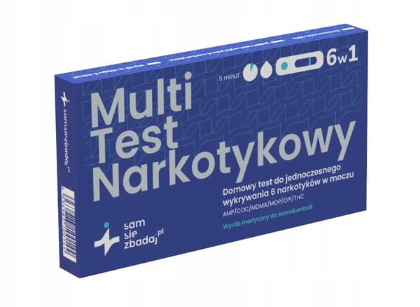 MONIHUUMETESTI 6in1 virtsasta 6 parametria 1 kpl
