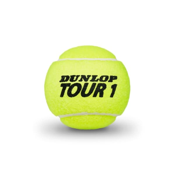 Tennis balls DUNLOP TOUR BRILLIANCE MidRange 4-tube ITF