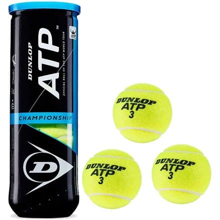 Tennis balls DUNLOP ATP CHAMPIONSHIP Entry 3-tube ITF