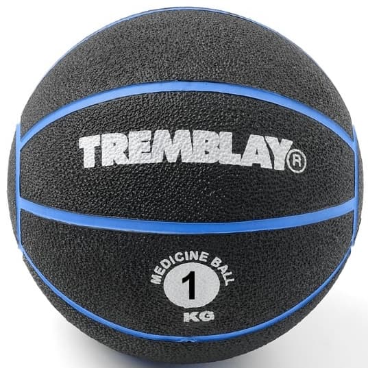 Weighted ball TREMBLAY Medicine Ball 1kg D17,5cm Blue for throwing