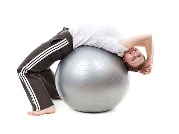 Gymnastikkball / Pilatesball med Pumpe - 65 cm