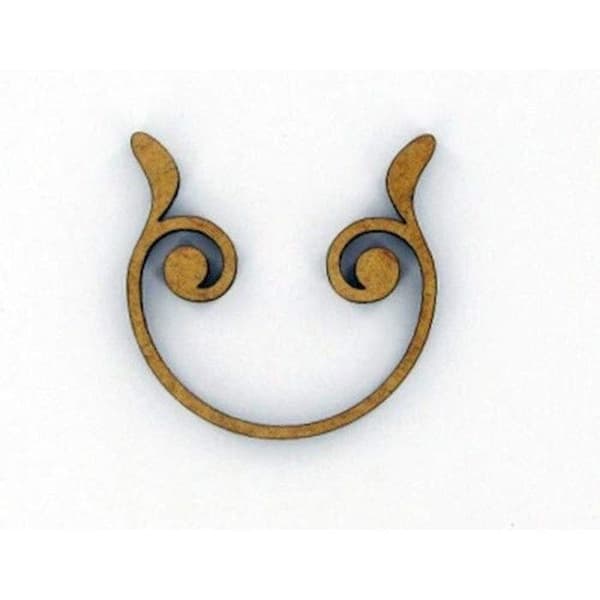 MDF-form "Volute Sourire"