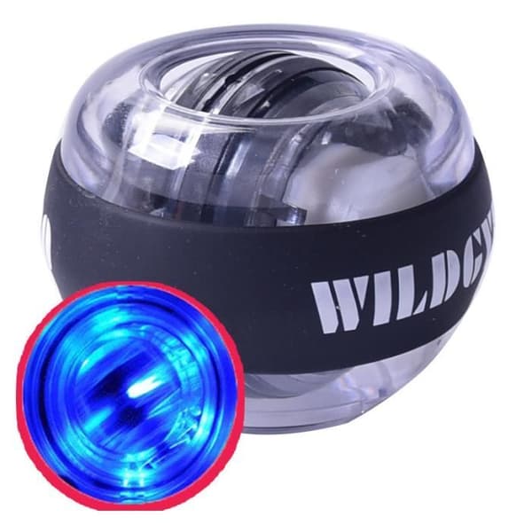 Gyroskop Power Ball - TD - LED - Svart - Fitness - Armträning