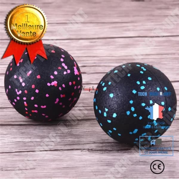 TD® 8 cm Massageboll Roller Zonterapi Stressavlastning för Body Yoga Massage Yoga Tillbehör