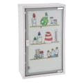 Miniatyrbild 2 av 2: HI Medicinskåp 30x15x50 cm rostfritt stål
