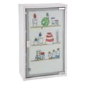 Miniatyrbild 1 av 2: HI Medicinskåp 30x15x50 cm rostfritt stål