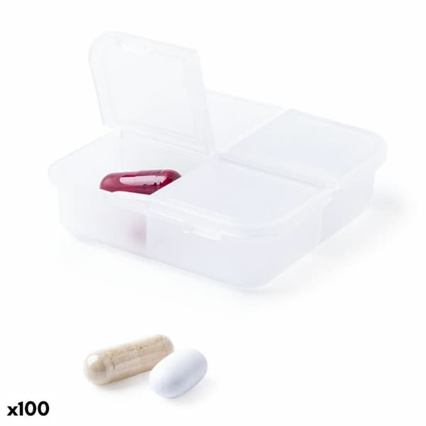 Doseringsask med fack 146067 ABS Vit (100 antal) - Vit