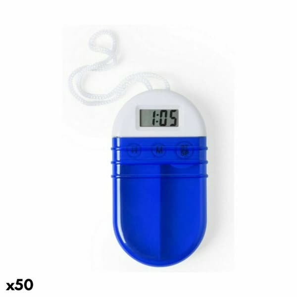 Doseringsask med timer 145150 (50 antal) - Röd