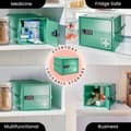 Miniatyrbillede 3 af 6: Lockabox One™ Låsbar Medicinskab - Opbevaringsboks med Tallås - Grøn