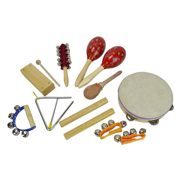 Børne Percussion sæt med 9 dele