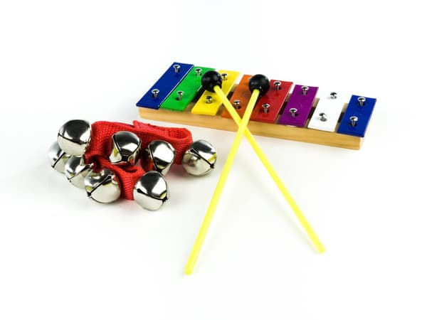 Barn percussion set med 7 delar