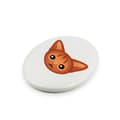 Miniatyrbild 2 av 4: Abyssinian - keramisk gravstensplatta med grafik och en inskription av varumärket Art-Dog