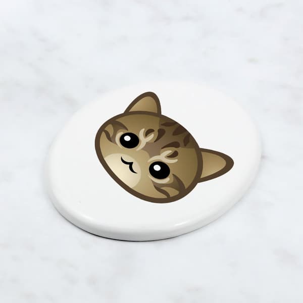 Li Hua - Smok Li - keramisk gravsten med grafik och en inskription av varumärket Art-Dog