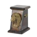 Miniatyrbillede 2 af 6: Afghan Hound - urne til hundeaske, elegant urne med statuette, souvenirurne med hundebuste af Art-Dog