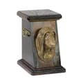 Miniatyrbillede 1 af 6: Afghan Hound - urne til hundeaske, elegant urne med statuette, souvenirurne med hundebuste af Art-Dog