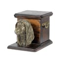 Miniatyrbild 2 av 8: Afghan Hound - urna för hundaska med statyett, elegant urna för en hund, unik urna med hundbyst av Art-Dog