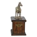 Miniatyrbillede 1 af 10: Araberhest - urne til hesteaske, urne med statuette, elegant urne med hest af Art-Dog