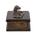 Miniatyrbild 2 av 4: Engelsk setter, Laverack - urna för hundaska, klassisk urna med statyett, elegant urna med hund av Art-Dog
