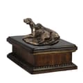 Miniatyrbild 1 av 7: Weimaraner, Weimaraner - urna för hundaska, klassisk urna med statyett, elegant urna med hund av Art-Dog