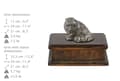 Miniatyrbild 3 av 7: Persisk - urna för kattaska, klassisk urna med statyett, elegant urna med katt av Art-Dog