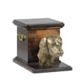 Miniatyrbild 2 av 8: Weimaraner, Weimaraner - urna för hundaska med statyett, elegant urna för en hund, unik urna med hundbyst av Art-Dog