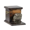 Miniatyrbild 2 av 8: Pug, Pug, Carlin - en urna för hundaska med en statyett, en elegant urna för en hund, en unik urna med en hundbyst av Art-Dog
