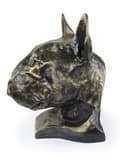 Miniatyrbild 6 av 10: Bull Terrier, Bull Terrier - urna för hundaska, hundbyst, stort hundhuvud för trädgården av Art-Dog