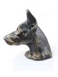Miniatyrbild 6 av 11: Doberman, Dobermann - urna för hundaska, hundbyst, stort hundhuvud för trädgården av Art-Dog