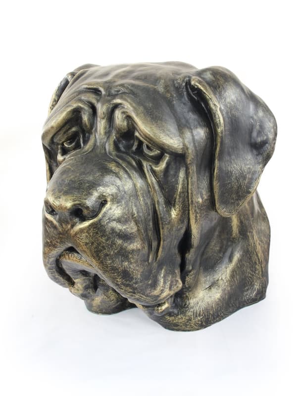 English Mastiff, Mastiff - urna för hundaska, hundbyst, stort hundhuvud för trädgården av Art-Dog