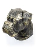 Miniatyrbild 2 av 9: Boxer, Boxer II - urna för hundaska, hundbyst, stort hundhuvud för trädgården av Art-Dog