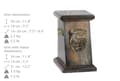 Miniatyrbild 6 av 6: Engelsk bulldog, Bulldog - urna för hundaska, elegant urna med statyett, souvenirurna med hundbyst av Art-Dog